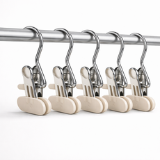 미앤SHOP 논슬립바지걸이집게 신형, 10개, 베이지