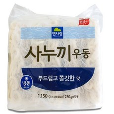 사누끼냉동면(부드럽고쫄깃한맛) 230Gx5입/(주)면사랑 BOX (8), 1.15kg, 4개