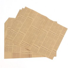 영문 크라프트포장지 45장 70X50CM 브라운 다용도 소포지 종이