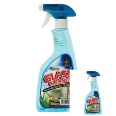 유리세척제 글라스클리너 600ml 레몬향 박스 12개입 철재가구 지문
