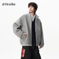 Vesibo 潮牌痞帥休閑翻領衛衣