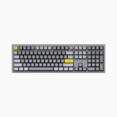 키크론 Q6 노브 그레이 갈축 알루미늄 커스텀 기계식 키보드, 단품, 단품