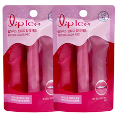 멘소래담 립 아이스 틴티드 컬러 레드 ~ 립밤 립케어 각질 입술케어 보습 촉촉, 2개