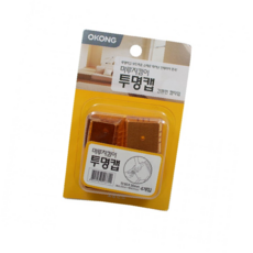 꿀템창고 투명 의자발 긁힘방지캡 소음방지커버 미끄럼방지캡 원형, 1개