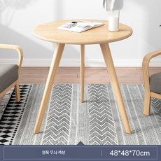 원형 소형 사이드 테이블 거실 베란다 소파 옆 미니멀 티테이블, 6_나무색48x70cm단층수납장