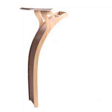 JoyCat 景觀貓跳台 貓爬架 吸盤貓爬架【懶懶喵】貓跳台 貓咪吊床 免打孔貓爬架 吸盤貓吊床 貓抓柱, 1個, 滑梯款【宅配限1件，不能加購其他商品】, 原木色