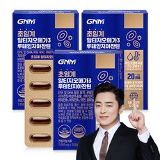 7중 복합기능성 GNM 저온 초임계 rTG 알티지오메가3 루테인지아잔틴 비타민B 비타민E 아연, 30정, 31.5g, 3개
