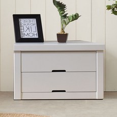 세이 2단560 거실장 협탁 코너장, 화이트