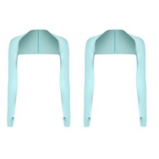 2肩袖一體化涼袖, 薄荷藍