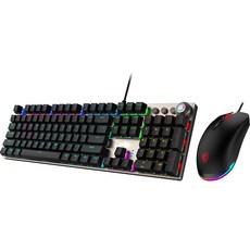 MSI微星 FORGE GK310 線性紅軸 電競鍵鼠組 7200DPI 熱插拔, 限時促銷