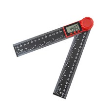 數位角度尺 量角器 電子角度尺 角尺 木工角 電子測角儀 AAA6901, 塑膠 200mm, 1個