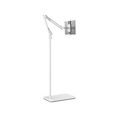 로지 140cm 자바라 스탠드 핸드폰 태블릿 거치대 대형, 화이트, 1개