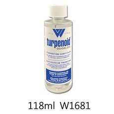 WEBER 油畫無味稀釋液，低揮發性，無刺激氣味，油畫顏料稀釋劑，畫筆清潔液，提升光澤度, 1個, 118ml - W1681