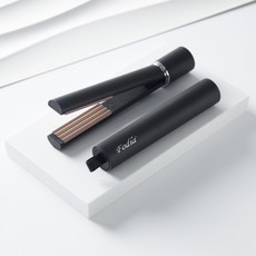 Fodia富麗雅 迷你玉米鬚夾 平板離子夾 口袋迷你款 環球電壓, 黑色, 口袋迷你離子夾