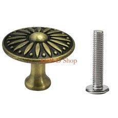 싱글 홀 캐비닛 핸들 서랍장 홈 가구 설치, 1개, 2. green antique