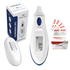 녹십자 적외선 귀체온계 TS7 + 알콜솜100매, 단품, 1개