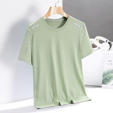 阿堯的店 男女涼感衣 冰絲速乾T恤 透氣網眼布 L-8XL