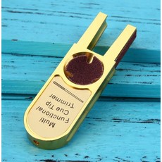 큐팁트리머 6기능 당구 큐대 팁 관리 연마기 쉐이퍼, 1개