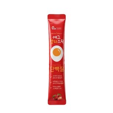 단백질보충제 에그젤리스틱 아르기닌 다이어트간식 단백질쉐이크 대체 딸기맛 200g 1개