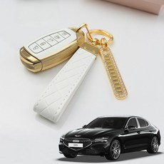 더뉴G70 전차종 고급 디자인 키홀더 빛이나개(호환 상품), K10, 블루골드