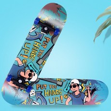 臺灣熱銷 兒童滑闆車四輪滑闆初學者男女新手雙翹闆公路成人青少年專業廠家, 眼睛男人80厘米, 1個