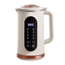 1500ML 두유 제조기 10중날 전기 우유 식사 아침 견과류 착즙기 믹서 벽파쇄기, EU, 220V, Beige 1500ML