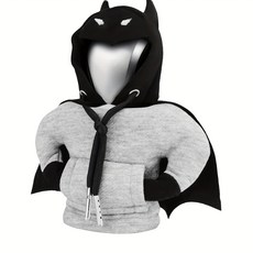 클로버즈 귀여운 차량용 기어커버, 배트M, 1개, 블랙