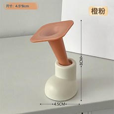 DFMEI 爆款硅膠門吸免打孔防撞阻門器創意圓頭鞋門碰靜音地吸門擋器, 1個, 如圖