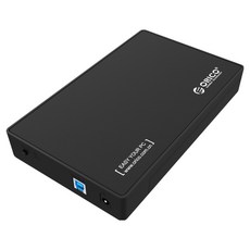ORICO 3.5吋硬碟外接盒 USB3.0高速傳輸 支援SATA硬碟 免工具安裝 金屬散熱設計, 1個, ORICO 3588US3