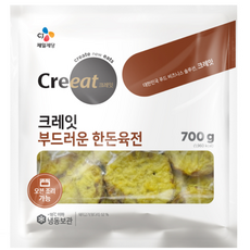 CJ 크레잇 부드러운 한돈육전 700g 1개