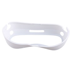 충돌 방지 VR 실리콘 프레임 커버 피코 4 VR 헤드셋 보호 커버 실리콘 프레임 커버와 호환되는 VR 쉘 커버, 하얀색