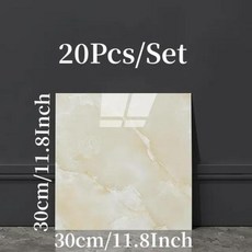 PVC 모조 모자이크 나무 대리석 벽돌 타일 자체 접착 벽 스티커 방수 바닥 타일 10 개 30x30cm White-Stripe, 2) 베이지 30x30cm