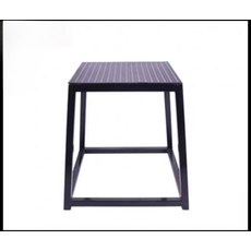 크로스핏 점프 박스 에어로빅 런지 레벨4 레드 트레이닝 유산소, 45cm-블랙