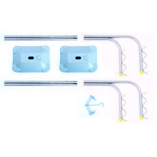yuchern 不鏽鋼Y字型曬衣桿支架(不包含曬衣桿) 重型水箱加重款