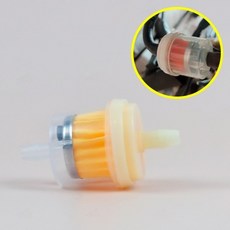 범용 연료 필터 바이크 오토바이 가솔린 가스 오일 기름 휴엘 필터 불순물제거 라운파츠