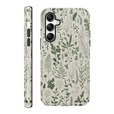 Yomjew Cute Summer Hibiscus Flower Phone Case for Samsung Galaxy S24 5G 6.2\" Aesthetic Trendy Flo