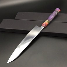 職匠 VG10 料理牛刀 - 強化穩定木柄 24cm刃長, 1個, 不含鞘