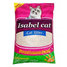셀렉토리 이사벨캣 응고형 (레몬향) 모래 5L (3.76kg) 응고형모래