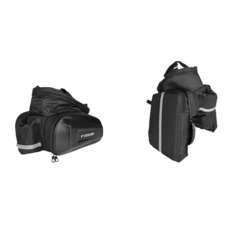 VIOUAN 自行車後貨架包，大容量防水自行車包，附反光條設計，易於安裝, 30, 1個