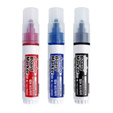 문교 점보 보드마카, 3.5mm 10개 세트 (흑6+청2+적2), 1세트