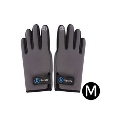 MB6 로이도이 네오프렌 방한 터치장갑 그레이 M 어린이방한장갑