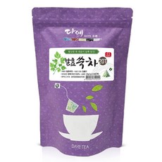 [본사직영] 다예 100% 국산 맛있는 쑥차 20티백 생분해 삼각티백, 1개, 20개입, 1g