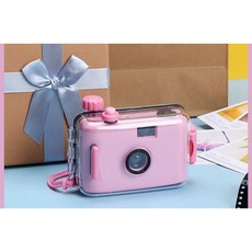 漢森精品 小昀 現貨 NOMO CAM 傻瓜底片相機 防水膠捲 可沖洗 學生兒童入門 生日禮物 復古風, 少女粉, 1個