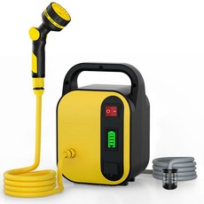 자동 소형 펌프 전기 건전지식 모터 농업용 워터 자동펌프, A. 5m 호스 5400mAh