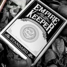 808 MAGIC Empire Keeper Dragon 暗屬性龍牌 黑銀/黑色 花切撲克牌 魔術道具, 龍牌時尚黑銀色, 1個