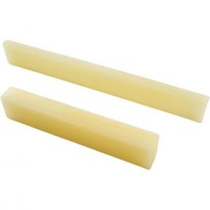 미와이어 어쿠스틱 기타 브리지 무염 뼈 6현 새들 및 너트 천연 뼈로 제작 1쌍, UN Untreated Bridges 1 pair