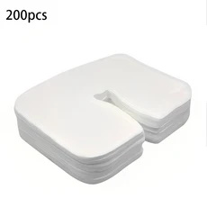 500/100pcs 일회용 얼굴 크래들 커버 머리 받침 마사지 베개 종이 스파 살롱 미용 용품에 대 한 부드러운, 02 200pcs