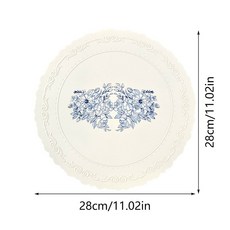 실리콘 조각 식탁 매트 주방 패드 테이블 레트로 꽃무늬 플레이스매트 방수 식탁용 패턴 식기 커피, A1, As shown