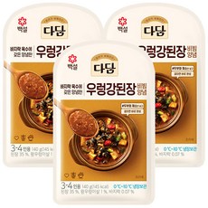 다담 우렁강된장 비빔양념, 140g, 3개