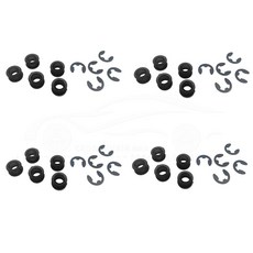 도요타 캠리 코롤라 랜드 크루저 프라도 카메리용 기어 시프트 케이블 고무 슬리브, 6) 20 black and 20 ring, 1개